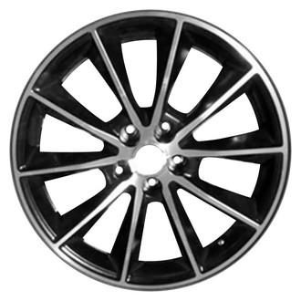 CCI® - 5 V-Spoke Machined and Black 19x8.5 Alloy Factory Wheel - Remanufactured