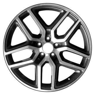 CCI® - Double 5-Spoke Charcoal with Machined Face 20x9 Alloy Factory Wheel - Remanufactured