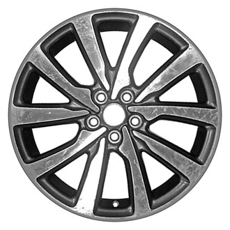 CCI® - 10 Spiral-Spoke Machined and Dark Charcoal Metallic 18x8 Alloy Factory Wheel - Remanufactured