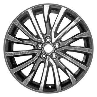 CCI® - 15 Spiral-Spoke Machined and Medium Charcoal Metallic 19x8 Alloy Factory Wheel - Remanufactured