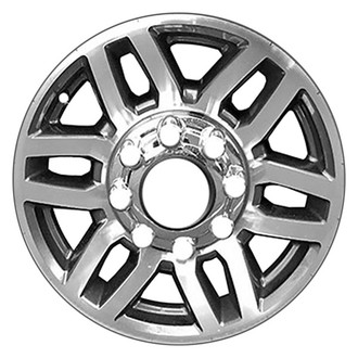 CCI® - 6 V-Spoke Machined and Dark Charcoal Metallic 18x8 Alloy Factory Wheel - Remanufactured