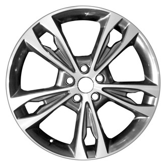 CCI® - Double 5-Spoke Machined and Dark Charcoal 19x8 Alloy Factory Wheel - Remanufactured