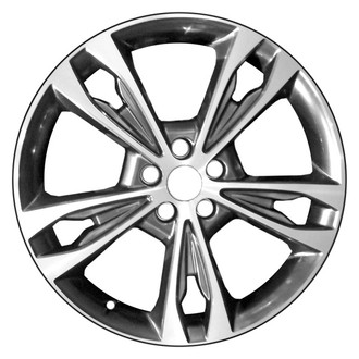 CCI® - Double 5-Spoke Machined Dark Charcoal 19x8 Alloy Factory Wheel - Replica