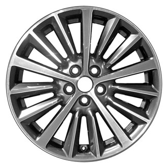 CCI® - 15 Alternating-Spoke Machined and Dark Smoked Hyper Silver 18x8 Alloy Factory Wheel - Remanufactured