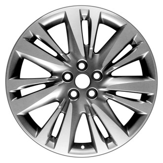 CCI® - 7 V-Spoke Machined and Dark Charcoal 19x8 Alloy Factory Wheel - Remanufactured