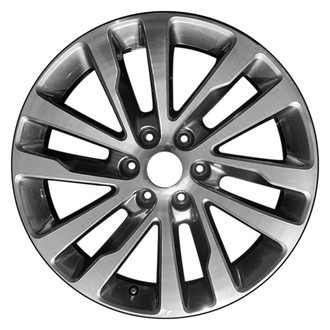 CCI® - 6 V-Spoke Machined and Deep Black Smoked Hyper 20x8.5 Alloy Factory Wheel - Remanufactured