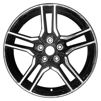 CCI® - Double 5-Spoke Machined and Gloss Black 18x8 Alloy Factory Wheel - Remanufactured