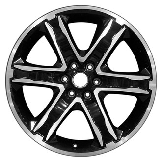CCI® - 6 I-Spoke Machined and Black 22x9.5 Alloy Factory Wheel - Remanufactured