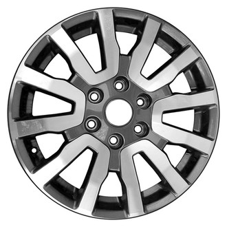 CCI® - 6 V-Spoke Machined and Dark Charcoal 18x8 Alloy Factory Wheel - Remanufactured