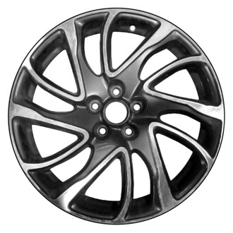 CCI® - 12 I-Spoke Machined Black Hypersilver 18x7.5 Alloy Factory Wheel - Remanufactured