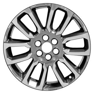 CCI® - 6 Double-Spoke Machined Deep Black Smoked Hyper 20x8 Alloy Factory Wheel - Remanufactured