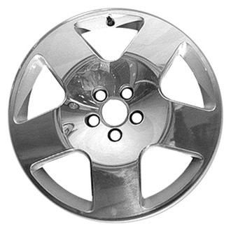 CCI® - 5-Spoke Polished with Silver Vents 17x7.5 Alloy Factory Wheel - Remanufactured