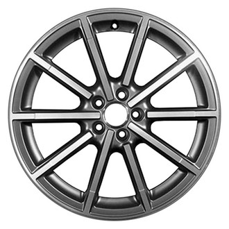 CCI® - 10 I-Spoke Machined and Light Charcoal Metallic 19x8.5 Alloy Factory Wheel - Remanufactured