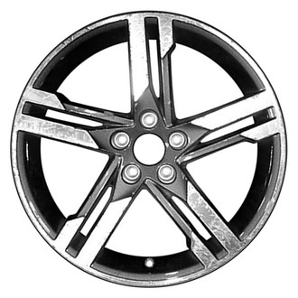 CCI® - Double 5-Spoke Machined and Medium Charcoal 18x8 Alloy Factory Wheel - Remanufactured