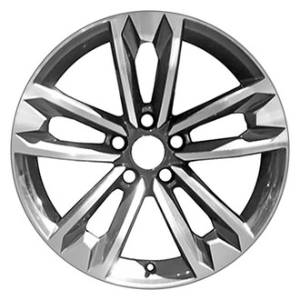 CCI® - Double 5-Spoke Machined and Dark Charcoal Metallic 18x7.5 Alloy Factory Wheel - Remanufactured