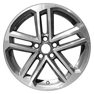 CCI® - Double 5-Spoke Machined and Medium Charcoal 18x8 Alloy Factory Wheel - Remanufactured