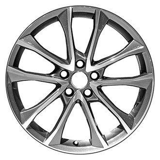 CCI® - 5 V-Spoke Machined and Medium Charcoal 19x8.5 Alloy Factory Wheel - Remanufactured