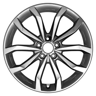 CCI® - 5 V-Spoke Bright Sparkle Silver 18x8 Alloy Factory Wheel - Remanufactured