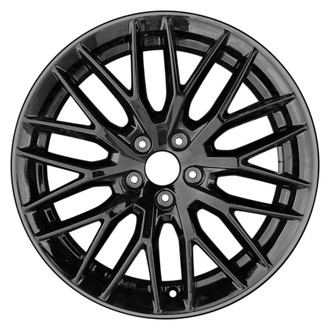 CCI® - 10 Y-Spoke Black with Machined Flange 18x8 Alloy Factory Wheel - Remanufactured