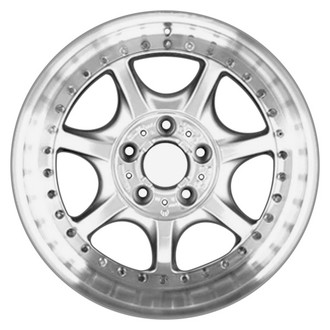CCI® - 7 I-Spoke Machined and Silver 17x8 Alloy Factory Wheel - Remanufactured