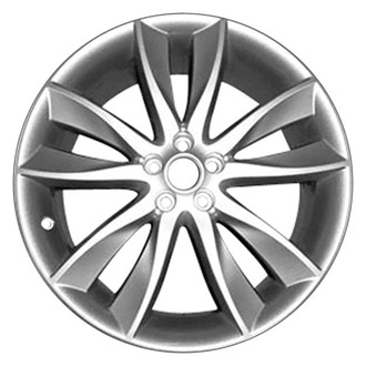 CCI® - 7 Double Turbine-Spoke Silver 19x8 Alloy Factory Wheel - Remanufactured
