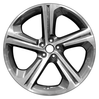 CCI® - 5 Turbine-Spoke Machined with Dark Charcoal 20x8.5 Alloy Factory Wheel - Remanufactured