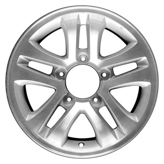 CCI® - Double 5-Spoke Machined and Silver 16x7 Alloy Factory Wheel - Remanufactured