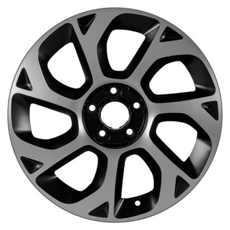 CCI® - 7 Spiral-Spoke Machined and Gloss Black 16x6.5 Alloy Factory Wheel - Remanufactured