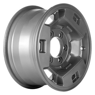 CCI® - 6-Slot Flat Silver Textured 15x7 Alloy Factory Wheel - Remanufactured