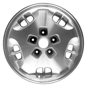 CCI® - 10-Slot Machined and Silver 15x6.5 Alloy Factory Wheel - Remanufactured