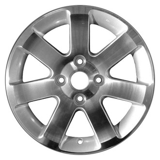 CCI® - 7 I-Spoke Machined with Silver Vents 16x6.5 Alloy Factory Wheel - Remanufactured