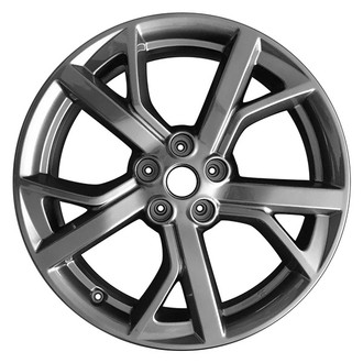 CCI® - 5 Double Spiral-Spoke Medium Charcoal Metallic 19x8 Alloy Factory Wheel - Remanufactured
