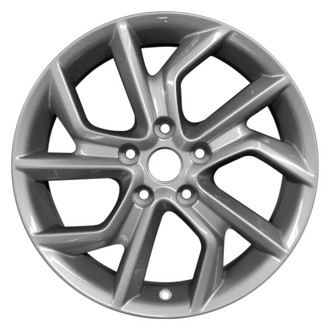 CCI® - 10 Spiral-Spoke Medium Silver Metallic 17x6.5 Alloy Factory Wheel - Remanufactured
