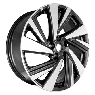 CCI® - 10 Spiral-Spoke Machined and Dark Charcoal 20x7.5 Alloy Factory Wheel - Remanufactured