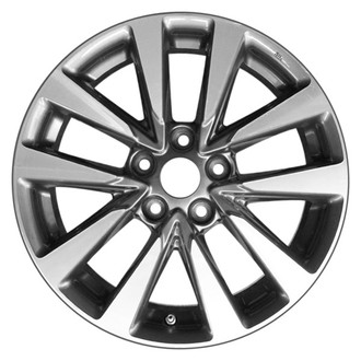 CCI® - 5 V-Spoke Machined and Charcoal 17x7.5 Alloy Factory Wheel - Remanufactured