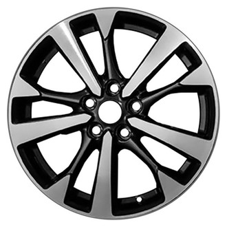 CCI® - 5 V-Spoke Machined and Black 18x8 Alloy Factory Wheel - Remanufactured