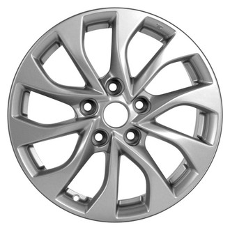 CCI® - 10 Spiral-Spoke Bright Silver 16x6.5 Alloy Factory Wheel - Remanufactured