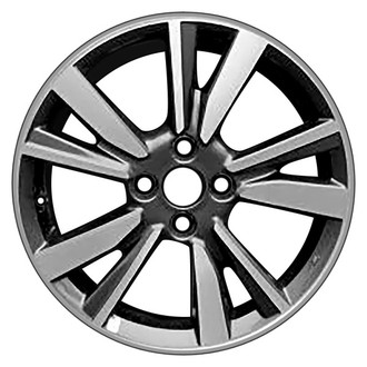 CCI® - Double 5-Spoke Machined and Medium Charcoal Metallic 16x6 Alloy Factory Wheel - Remanufactured