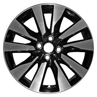 CCI® - 5 V-Spoke Black with Machined Face 17x6.5 Alloy Factory Wheel - Remanufactured