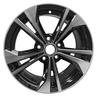 CCI® - 5 Double Spiral-Spoke Black 16x6.5 Alloy Factory Wheel - Remanufactured