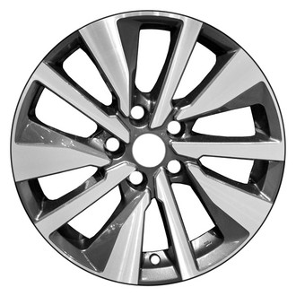 CCI® - 10-Spoke Machined Medium Charcoal 17x7 Alloy Factory Wheel - Remanufactured