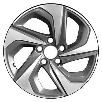 CCI® - 5 Spiral-Spoke Charcoal with Machined Accents 16x7 Alloy Factory Wheel - Remanufactured