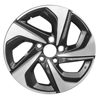 CCI® - 5 Spiral-Spoke Painted Black 16x7 Alloy Factory Wheel - Remanufactured
