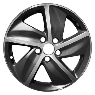 CCI® - 5 Turbine-Spoke Machined and Dark Charcoal 17x7.5 Alloy Factory Wheel - Remanufactured