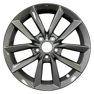 CCI® - 10-Spoke Machined and Medium Charcoal Metallic 17x7.5 Alloy Factory Wheel - Remanufactured