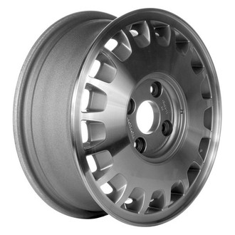 CCI® - 17-Slot Machined with Silver Vents 15x5.5 Alloy Factory Wheel - Remanufactured