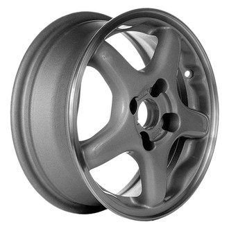 CCI® - 5-Spoke Machined Flange Silver 14x5.5 Alloy Factory Wheel - Remanufactured