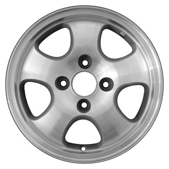 CCI® - 5-Slot Machined and Silver 15x6 Alloy Factory Wheel - Remanufactured