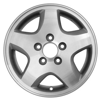 CCI® - 5-Spoke Flat Silver Textured 15x6.5 Alloy Factory Wheel - Remanufactured