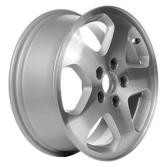 CCI® - 5-Spoke Machined and Silver 16x6.5 Alloy Factory Wheel - Remanufactured